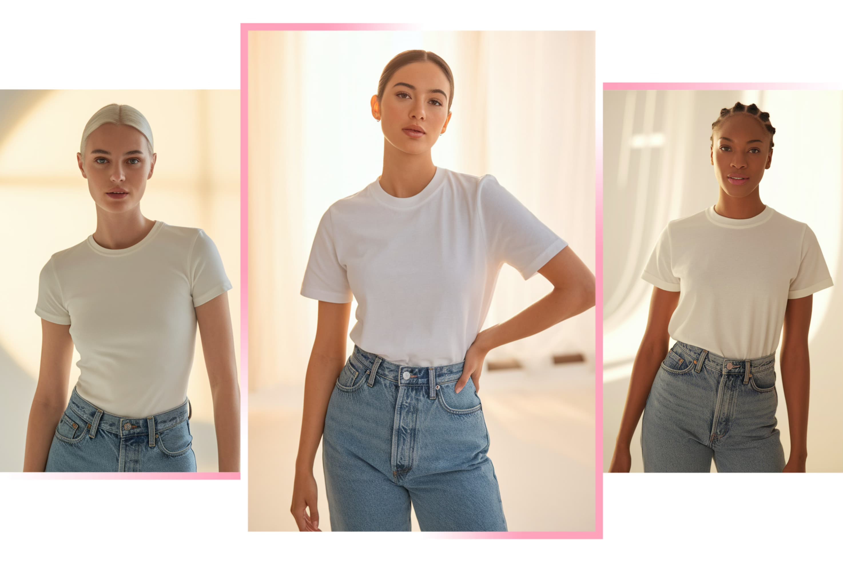 AI generated Fashion Models across global ethnicities